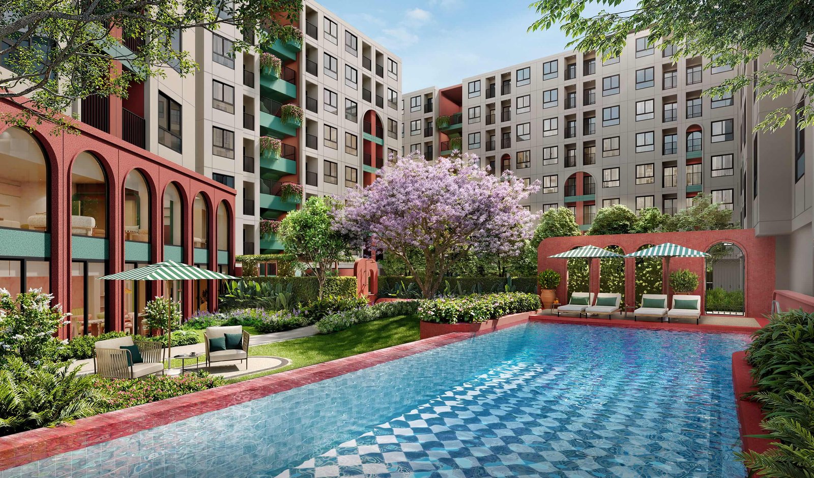 dcondo Vite Pattaya swimming pool